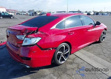 2020 Honda Accord Sport из США, поврежденный, VIN 01HGCV1F37LA08702